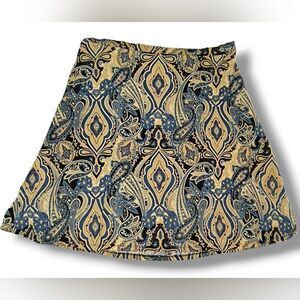Y2K Paisley Midi Skirt Jaclyn Smith XXL